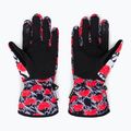 Női snowboard kesztyű ROXY Cynthia Rowley 2021 true black/white/red 3