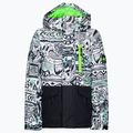 Gyermek snowboard dzseki Quiksilver Mission Printed Block fekete EQBTJ03147