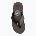 Férfi Billabong All Day Impact flip flop csokoládé MFOT1BAD-CHO 5