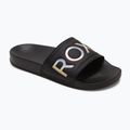 Női papucs ROXY Slippy II black geo