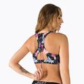 Fürdőruha felső ROXY Active Crop Top 2021 anthracite/floral flow 3
