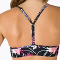 Fürdőruha felső ROXY Active Bralette 2021 anthracite/floral flow 4