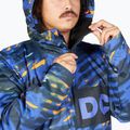 Férfi snowboard kabát DC Propaganda angled tie dye royal blue 7