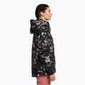 Női snowboard kabát ROXY Jetty 2021 true black tropical cyanotype 3