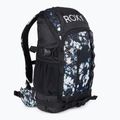 Női snowboard hátizsák ROXY Tribute 2021 true black black flowers 2