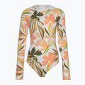 Női egyrészes fürdőruha ROXY Print Mix Solid 2021 bright white subtly salty flat