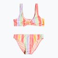 Gyermek kétrészes fürdőruha ROXY Ocean Treasure Bralette Set 2021 sunkissed coral salty sunset 5