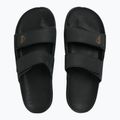 Quiksilver Férfi Rivi Leather Double Adjust flip-flop fekete 1 2