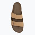 Quiksilver férfi Rivi Leather Double Adjust flip-flop tan 1 5