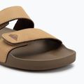 Quiksilver férfi Rivi Leather Double Adjust flip-flop tan 1 7