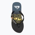 Quiksilver férfi Molokai Wordblock flip flop fekete és kék AQYL101287 6