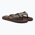 Férfi flip flopok Quiksilver Monkey Abyss brown 4