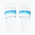 Férfi flip-flopok Quiksilver Rivi Wordmark Slide white/blue/blue 12