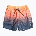 Férfi Quiksilver Everyday Warped Logo Volley 17" úszógatya tengerészkék és narancssárga EQYJV04000-BSL6