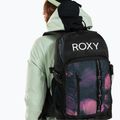 Női ROXY Tribute 23 l true black pansy snowboard hátizsák 8