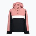 Gyermek snowboard dzseki ROXY Shelter Girl poros rózsaszín 4