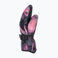 Gyermek snowboard kesztyű ROXY Jetty Mitt Girl true black pansy rg 6