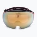 Quiksilver Greenwood S3 fekete vörösfenyő / clux gold mi snowboardszemüveg 3