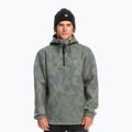 Quiksilver Shredder Hoodie tie dye igaz fekete snowboard melegítőfelső