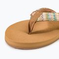 Női flip-flop papucs ROXY Porto Raffia II multi/olive 7