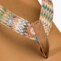 Női flip-flop papucs ROXY Porto Raffia II multi/olive 8