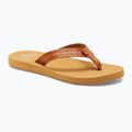 Női ROXY Porto Motif flip flopok barna színben 8
