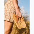 Női ROXY Porto Motif flip flopok barna színben 11