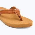 Női ROXY Porto Motif flip flopok barna színben 7
