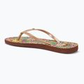 Női flip-flop papucs ROXY Bermuda Print brown combo 3