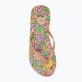 Női flip-flop papucs ROXY Bermuda Print brown combo 5