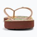 Női flip-flop papucs ROXY Bermuda Print brown combo 6