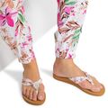 Női flip-flop papucs ROXY Paia V white/crazy pink print 4