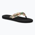 Női flip-flop papucs ROXY Paia V black/pink/soft lime