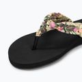 Női flip-flop papucs ROXY Paia V black/pink/soft lime 7