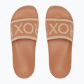 Női ROXY Slippy Knit búza/török kávé flip-flopok 9