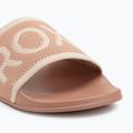 Női ROXY Slippy Knit búza/török kávé flip-flopok 7
