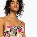 Női egyrészes fürdőruha ROXY Printed Beach Classics Lace UP anthracite palm song s 6