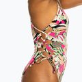 Női egyrészes fürdőruha ROXY Printed Beach Classics Lace UP anthracite palm song s 7