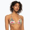 Fürdőruha felső ROXY Printed Beach Classics Tiki Tri anthracite palm song s 2