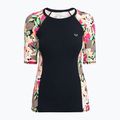 Női úszópóló ROXY Lycra Printed anthracite palm song s 6