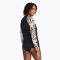 Női hosszú ujjú felső úszáshoz ROXY Lycra Printed anthracite palm song s 4