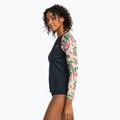 Női hosszú ujjú felső úszáshoz ROXY Lycra Printed anthracite palm song s 5