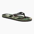 Quiksilver Molokai Art II black/brown/green férfi flip-flop papucs