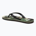 Quiksilver Molokai Art II black/brown/green férfi flip-flop papucs 3