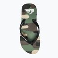 Quiksilver Molokai Art II black/brown/green férfi flip-flop papucs 5