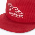 Férfi Quiksilver Cord Stretcher magas kockázatú piros baseball sapka 3