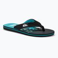 Férfi flop-flop papucs Quiksilver Molokai Layback II blue / black / blue