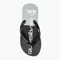 Quiksilver Molokai Stripe black/black/grey férfi flip-flop papucs 5