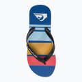 Quiksilver Molokai Stripe black/red/blue férfi flip-flop papucs 5