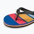 Quiksilver Molokai Stripe black/red/blue férfi flip-flop papucs 7